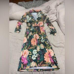 Vfish floral printed dress